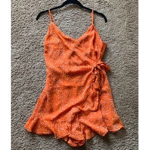 These Three Front Overlay Romper